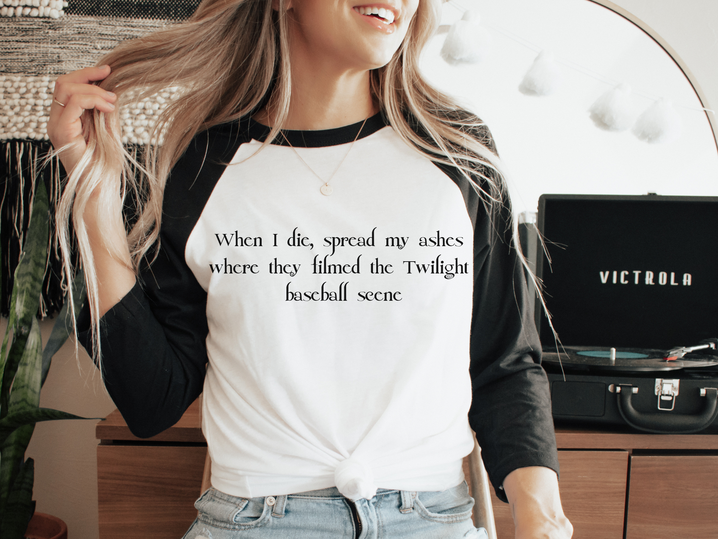 When I Die Spread My Ashes Where They Filmed The Twilight Baseball Scene Sweatshirt, Bookish Shirt, Bookworm Gifts, Supermassive Black Hole