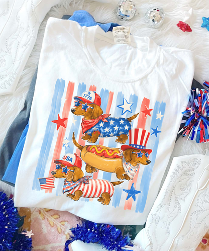 4th of July Dachshund Shirt, 4th of July Shirt