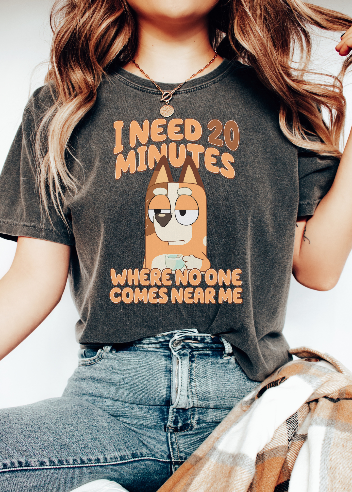 I Need 20 Minutes Where No One Comes Near Me, Chilli Shirt, Blue Dog Shirt, In My Blue Dog Mom Era Shirt, Blue Dog Mom