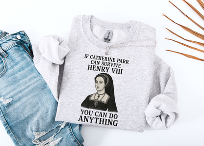 Catherine Parr Shirt, Tudor Wives Shirt, Reader Shirt, Bookworm Gift, Queen Shirt, Henry VIII Shirt