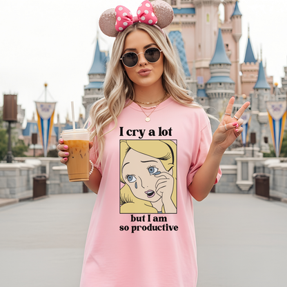 I Cry A Lot But I Am So Productive Shirt, Taylor Swift Lyrics, Disney World Vacation