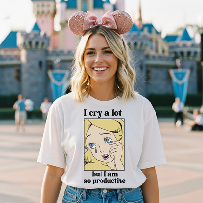 I Cry A Lot But I Am So Productive Shirt, Taylor Swift Lyrics, Disney World Vacation