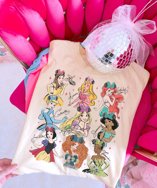 Disney Princess Signature Shirt,Disney Vacation Shirt, Disney World Shirt