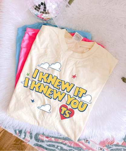 I Knew It I Knew You Shirt, Toy Story 5, Taylor Swift Lyrics, Disney World Vacation