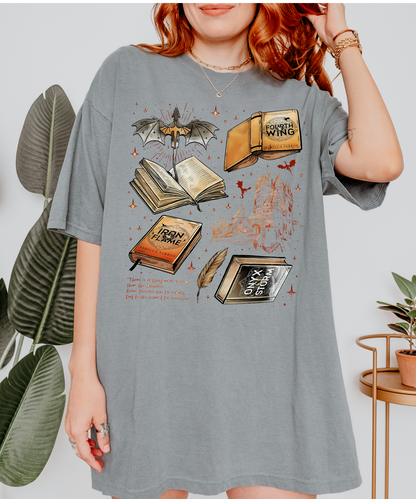 Fourth Wing Shirt, Dragon Squad Book Shirt, Bookish Shirt, Bookish Fantasy Shirt, Romantasy Shirt, Bookworm Gift, FW Shirt, Dragon Rider Shirt, Fantasy Reader
