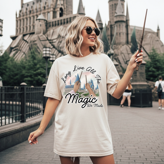 Long Live The Magic We Made Shirt, Taylor Swift Lyrics, Harry Potter Shirt, Universal Vacation