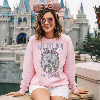 Happiest Mom On Earth Shirt, Disney Vacation Shirt, Disney World Shirt