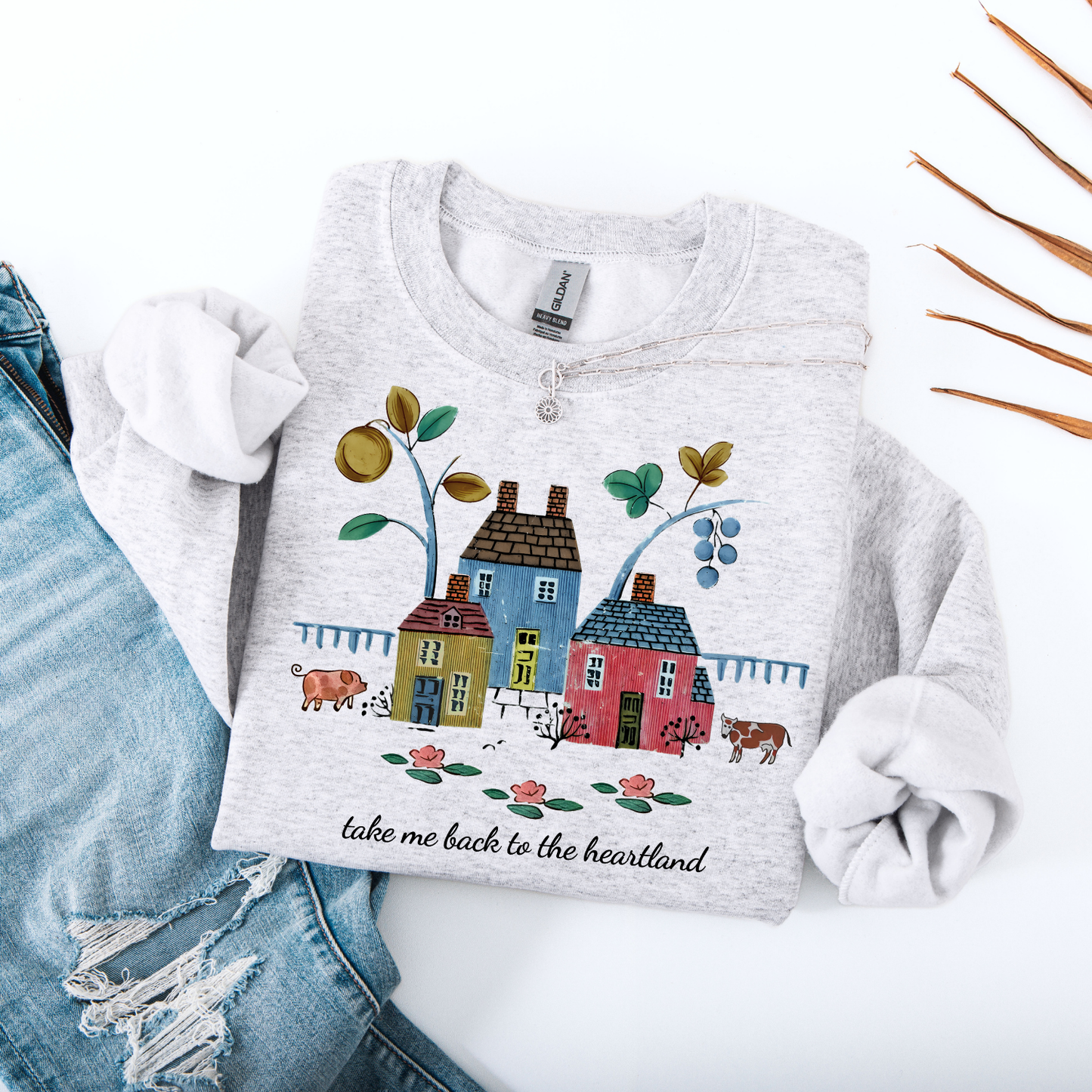 Take Me Back To The Heartland Shirt, Vintage Farmhouse Shirt