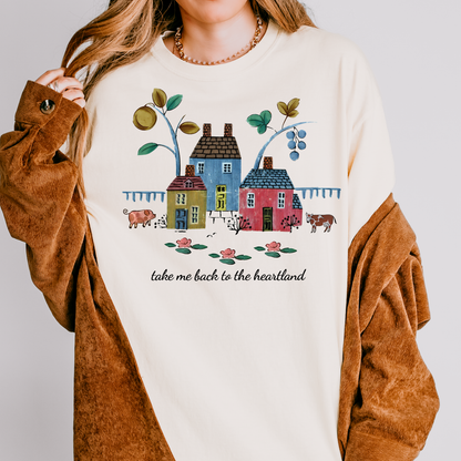 Take Me Back To The Heartland Shirt, Vintage Farmhouse Shirt