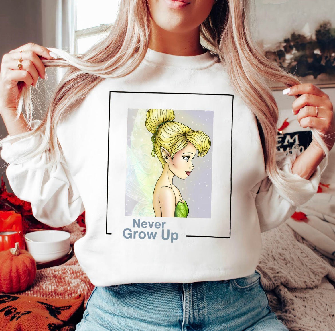 Never Grow Up Shirt, Taylor Swift Lyrics, Disney World Shirt, Tinkerbell Peter Pan Shirt