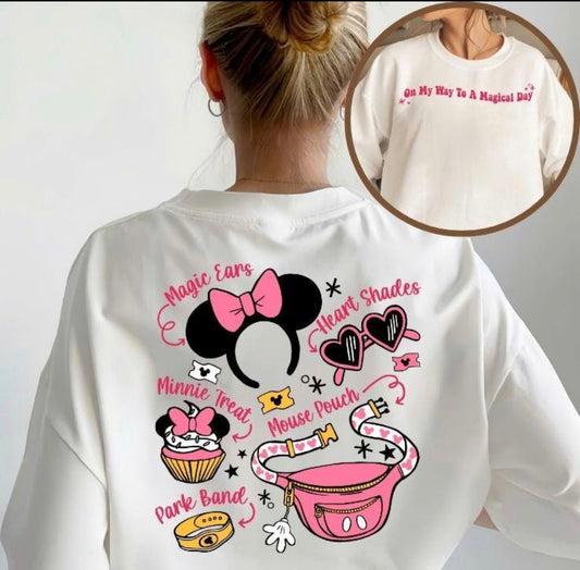 On My Way To A Magical Day Shirt, Disney Vacation Shirt, Disney World Shirt