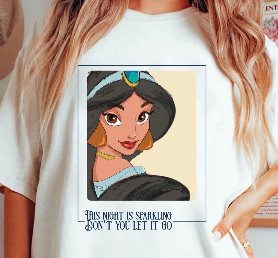 This Night is Sparkling Shirt, Friendship Bracelet Shirt, Taylor Swift Shirt, Disney World Shirt, Jasmine Shirt
