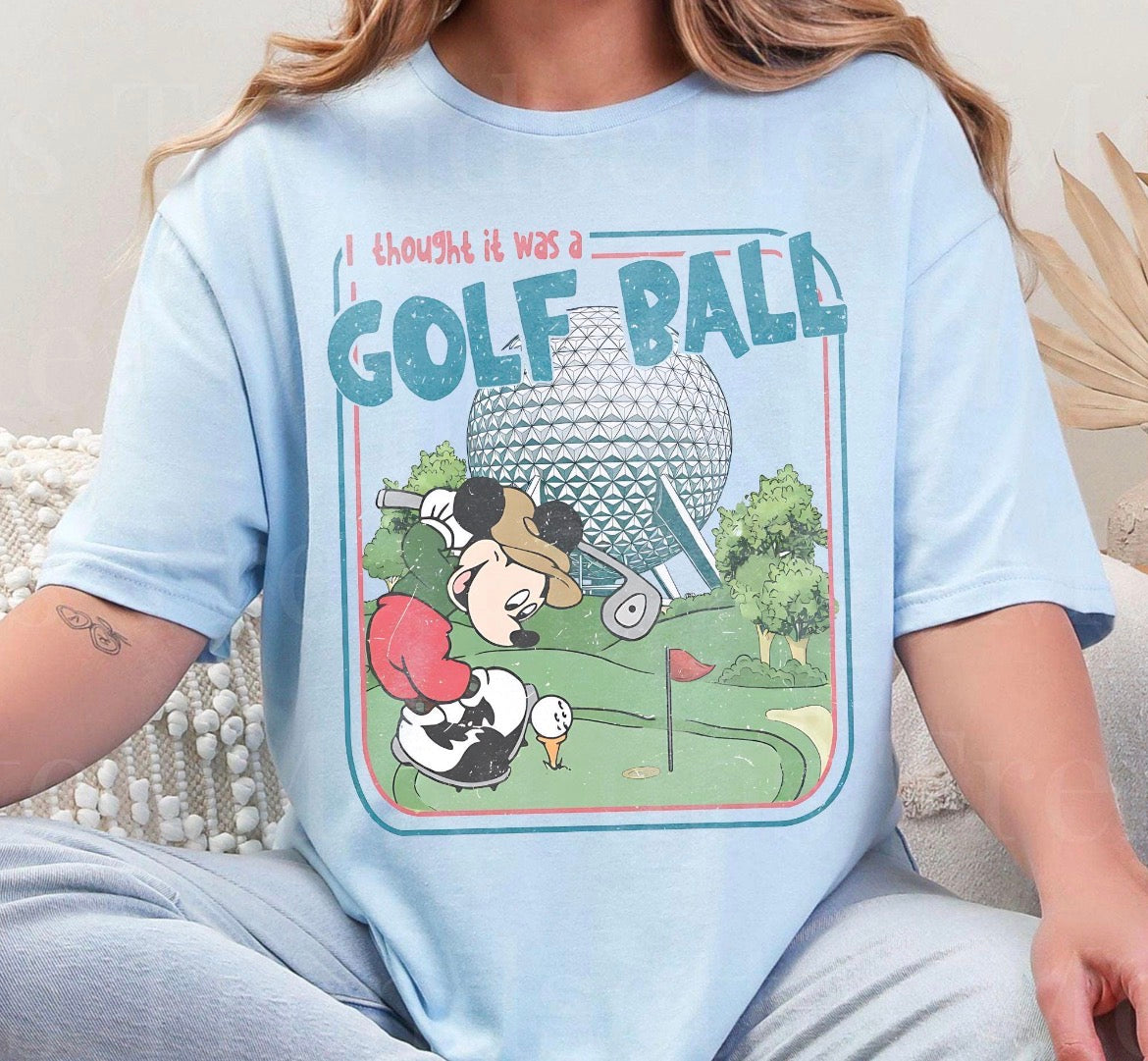 I Thought It Was A Golf Ball Shirt, Disney Vacation Shirt, Epcot Shirt
