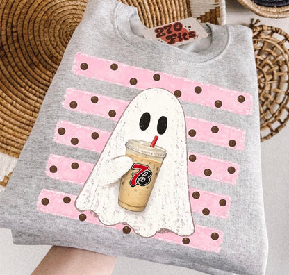 7 Brew Ghost Shirt, 7 Brew T-shirt, Halloween Shirt