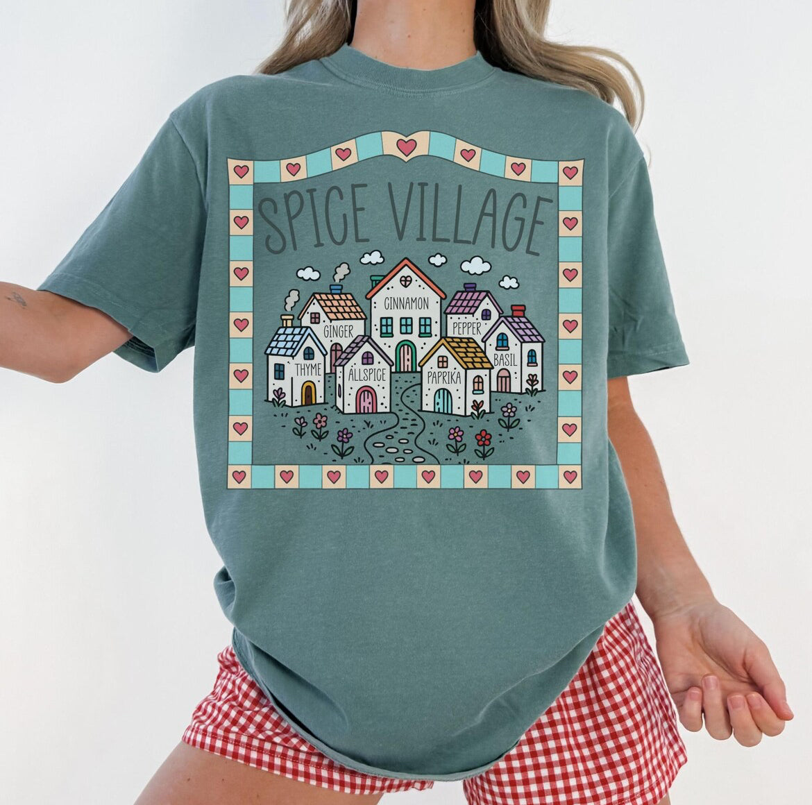 Lennox Spice Village Shirt, Thrift Shopping Shirt, Reader Shirt, Bookworm Gift, Varsity Bookworm Shirt