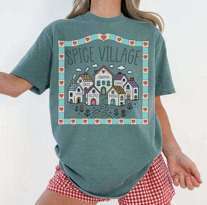 Lennox Spice Village Shirt, Thrift Shopping Shirt, Reader Shirt, Bookworm Gift, Varsity Bookworm Shirt