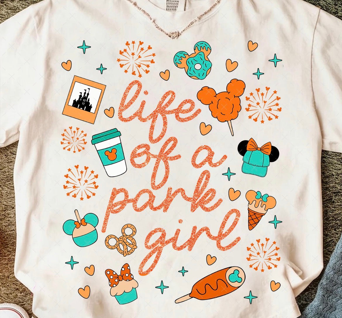 The Life of a Park Girl Shirt, Friendship Bracelet Shirt, Taylor Swift Shirt, Disney World Shirt