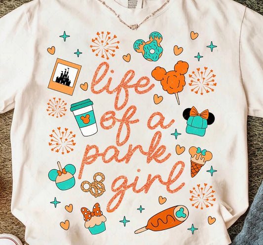 The Life of a Park Girl Shirt, Friendship Bracelet Shirt, Taylor Swift Shirt, Disney World Shirt