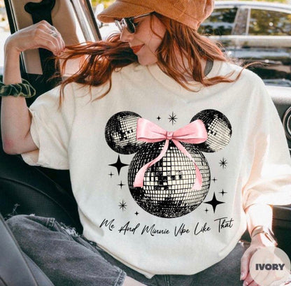 Me and Minnie Vibe Like That Shirt, Friendship Bracelet Shirt, Taylor Swift Shirt, Disney World Shirt