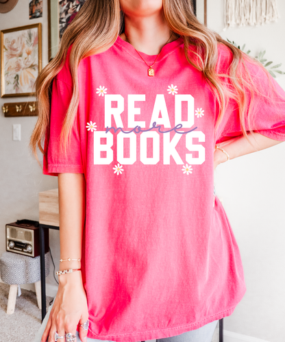 Read More Books T Shirt, Bookish Shirt, Bookish Valentine's Day Shirt, Bookish Gift, Bookworm Gift, Booktok Shirt, Book Lover Gifts, Bookworm