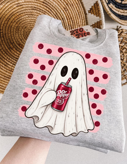Dr. Pepper Ghost Shirt, Coke Ghost T-shirt, Halloween Shirt