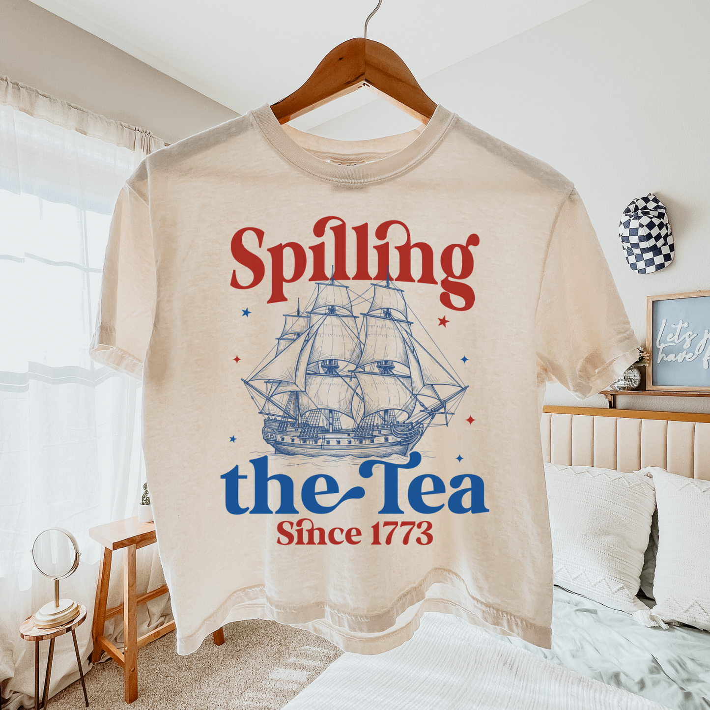 Spilling the Tea Shirt, 4th of July Shirt