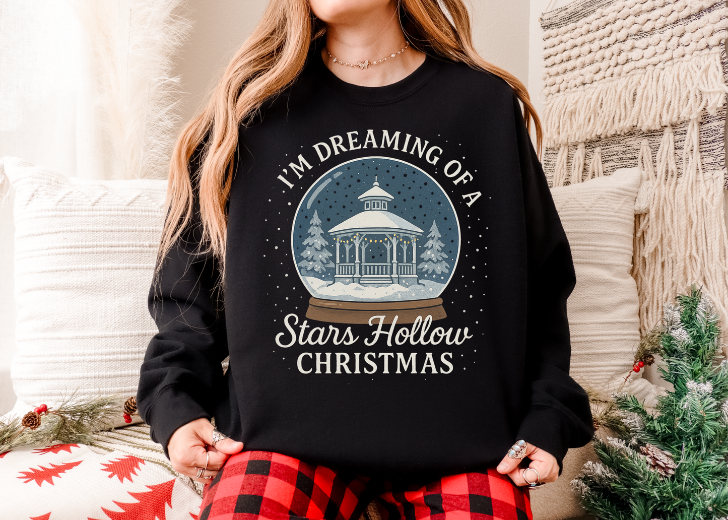 I'm Dreaming of a Stars Hollow Christmas Shirt, Gilmore Girls Christmas Shirt, Bookworm Shirt, Reader Shirt, Bookworm Gift, Varsity Bookworm Shirt