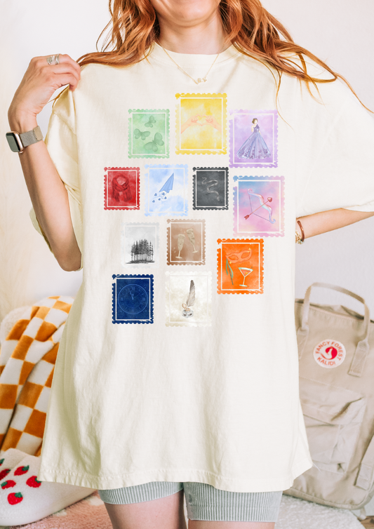 Taylor Swift Stamp Shirt, The Life of a Showgirl, Taylor Swift Shirt