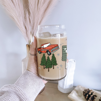 Forks WA Iced Coffee Glass, Booktok Glass, Iced Coffee Glass, Bookworm Gifts, Vampire Coffee Glass, Bookworm Cup, Bookish Glass