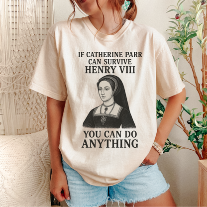 Catherine Parr Shirt, Tudor Wives Shirt, Reader Shirt, Bookworm Gift, Queen Shirt, Henry VIII Shirt