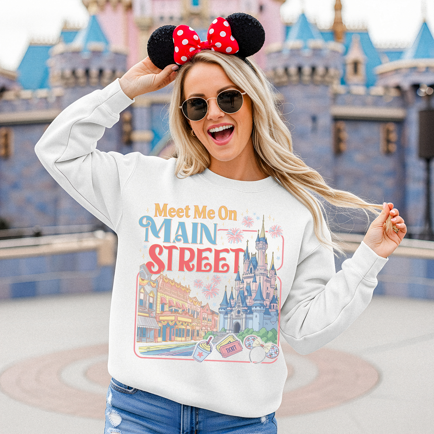 Meet Me On Main Street Shirt, Disney Princess Shirt, Disney Vacation Tee