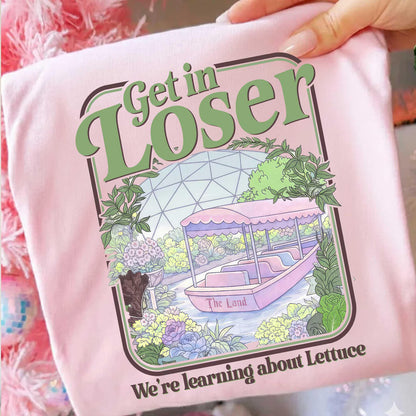Get In Loser We're Going To Learn About Lettuce Shirt, Living on the Land Shirt Disney Vacation Shirt, Disney World Shirt