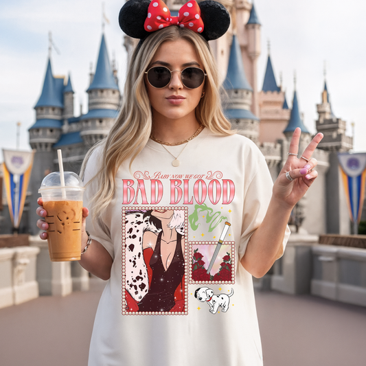 Bad Blood Shirt, Taylor Swift Lyrics, Disney World Shirt, Cruella Deville Shirt