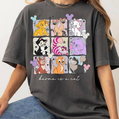 Karma is a Cat Shirt, Taylor Swift Lyrics, Disney World Shirt