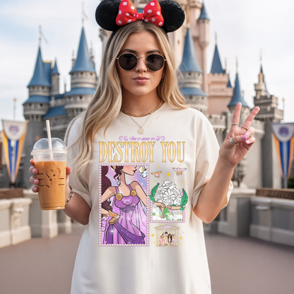 She is Here to Destroy You Shirt, Taylor Swift Lyrics, Disney World Shirt, Meg Hercules Shirt