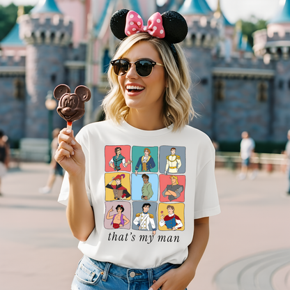 That's My Man Shirt, Taylor Swift Lyrics, Disney World Shirt, Disney Prince
