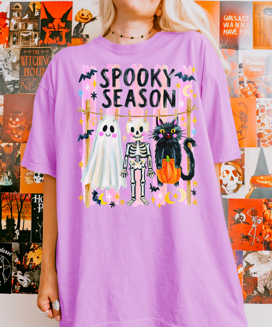 Spooky Season Shirt, Halloween Shirt, Pastel Halloween