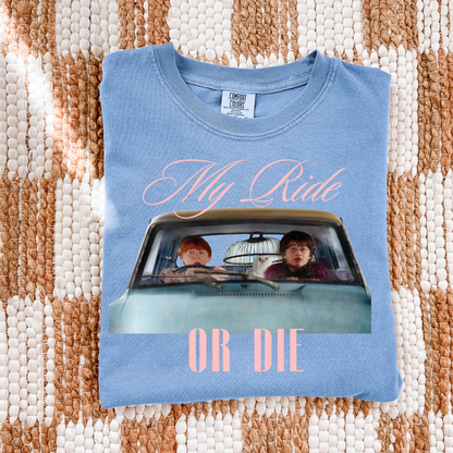My Ride or Die Shirt, Harry Potter Shirt, Bookworm Shirt, Reader Shirt, Bookworm Gift