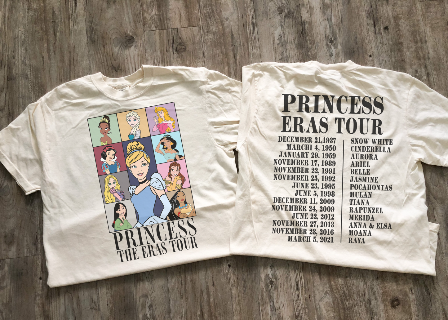 Princess Eras Tour Comfort Colors T Shirt