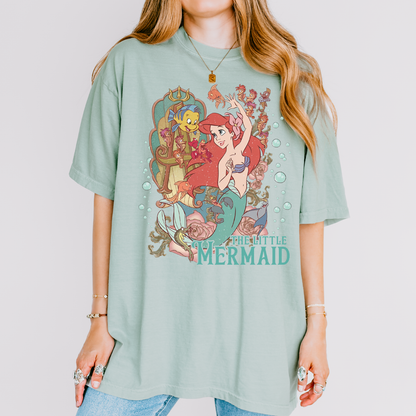 Retro Little Mermaid Shirt,Disney Vacation Shirt, Princess Ariel Shirt
