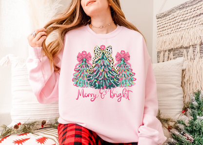 Merry and Bright Shirt, Pink Christmas Shirt, Bookworm Shirt, Reader Shirt, Bookworm Gift, Varsity Bookworm Shirt
