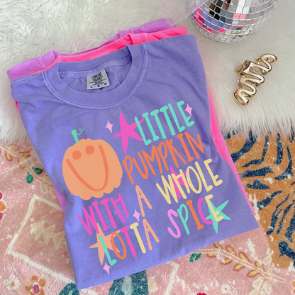 A Little Pumpkin With A Whole Lot of Spice Shirt, Trendy Halloween