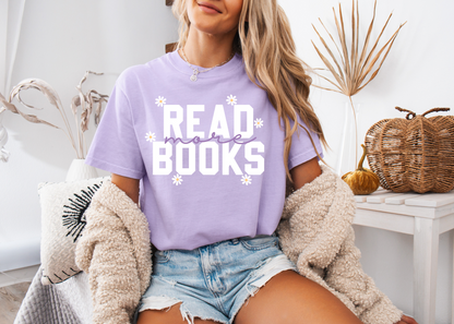 Read More Books T Shirt, Bookish Shirt, Bookish Valentine's Day Shirt, Bookish Gift, Bookworm Gift, Booktok Shirt, Book Lover Gifts, Bookworm