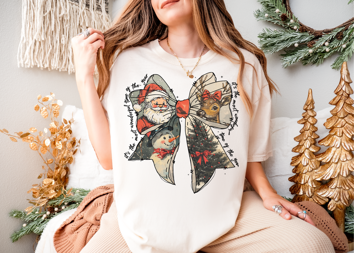 Christmas Bow Shirt, Classic Christmas Shirt, Bookworm Shirt, Reader Shirt, Bookworm Gift, Varsity Bookworm Shirt