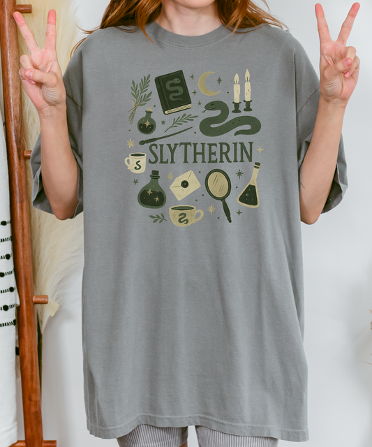 Slytherin Shirt, Harry Potter Shirt, Bookworm Shirt, Reader Shirt, Bookworm Gift, Varsity Bookworm Shirt
