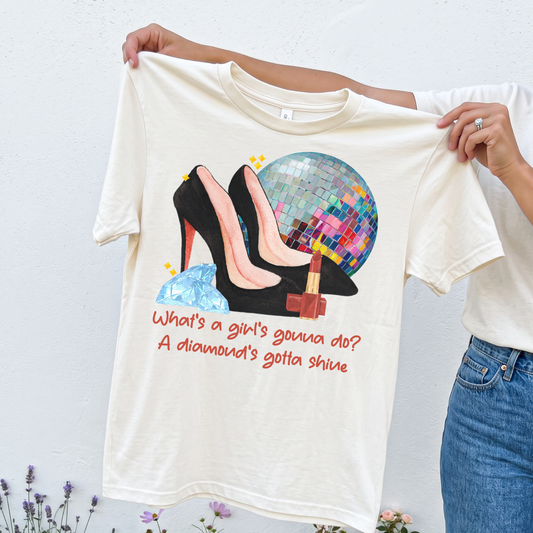 A Diamond's Gotta Shine Shirt, Taylor Swift Shirt, Bejeweled