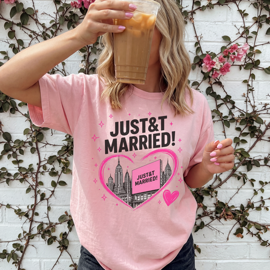 JUST&T Married Shirt, Taylor Swift Lyrics, Taylor Travis Kelce