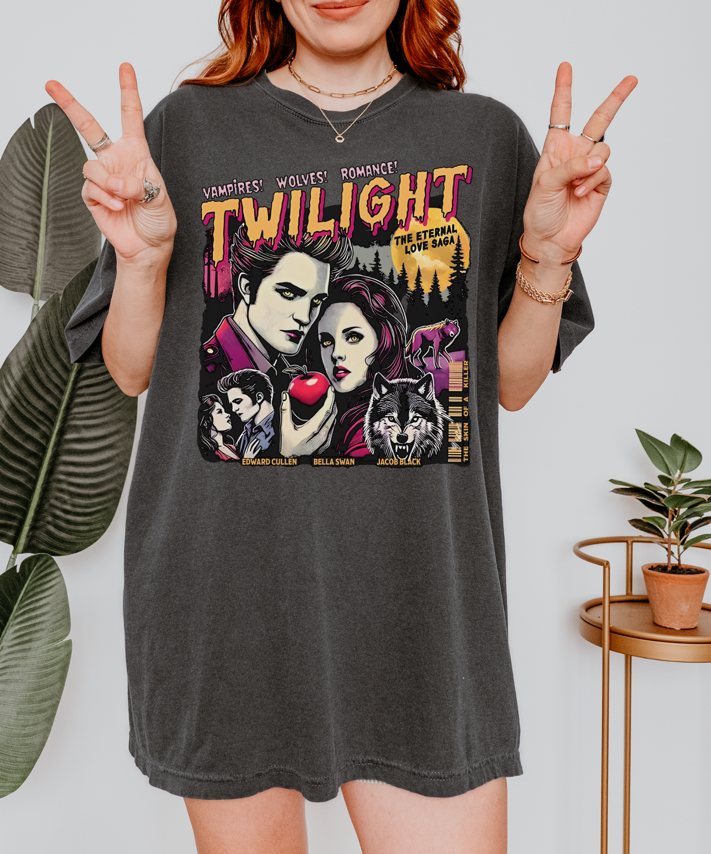 Twilight Stamps Shirt, Hoa Hoa Hoa TShirt, Stephanie Meyer, Bookish Gift, Bookworm Gifts, TITSOAK, La Push Beach (Copy) (Copy) (Copy)