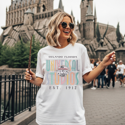 Retro Universal Studios Shirt, Disney World Vacation