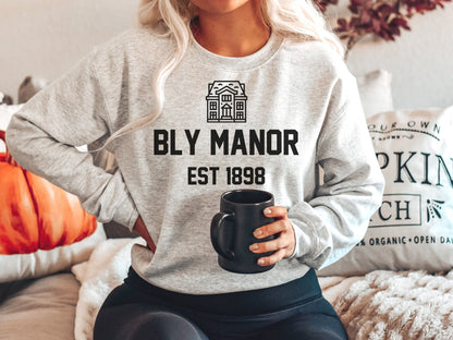 Bly Manor Sweatshirt, Bly Manor Est 1898, The Haunting of Bly Manor, Hill House Shirt, Henry James, Bookish Gift, Turn of the Screw
